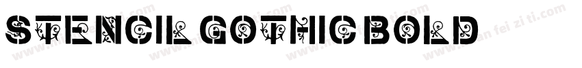 Stencil Gothic bold字体转换